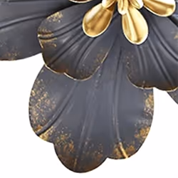 Metal Flower Wall Art DÃ©cor,Rustic Modern Floral Sculpture