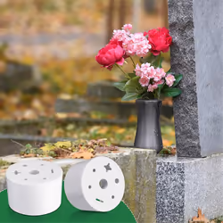 Cemetery Grave Vase Inserts Plastic Cemetery Flowers Holder