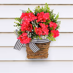 Front Door Wreath Door Hanging Basket Front Door Decoration