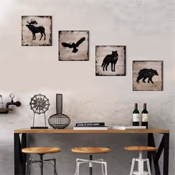 Coffee Wall Art Restaurant Hanging Painting Retro Decoration Painting