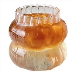 6PCS Glass Cup Heat- Tumbler Drinkware Transparent D