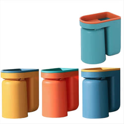 mouthwash cup toothbrush cup wall hanging bathroom storage box