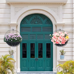 3PCS 16 Inch Half Round Planter Liners Fabric Plant Liners