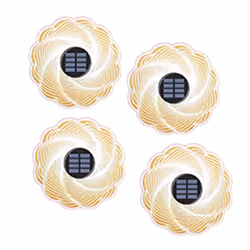 4PCS Solar acrylic garden buried light outdoor garden light D