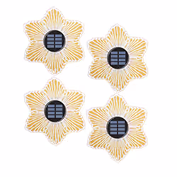 4PCS Solar acrylic garden buried light outdoor garden light C