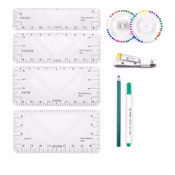 T-Shirt Ruler Guide PVC Shirt Alignment Tools Ruler A