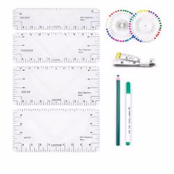 T-Shirt Ruler Guide PVC Shirt Alignment Tools Ruler B