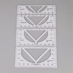 T-Shirt Ruler Guide PVC Shirt Alignment Tools Ruler B