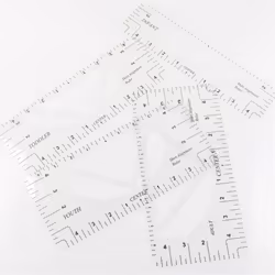 T-Shirt Ruler Guide PVC Shirt Alignment Tools Ruler B