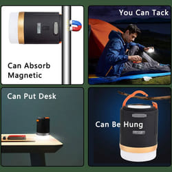 Waterproof Tent Lamp Portable LED Night Light Remote Control