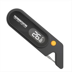Stainless Steel BBQ Food Meat Digital Thermometer black
