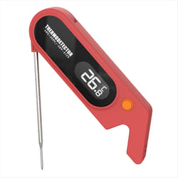Stainless Steel BBQ Food Meat Digital Thermometer red