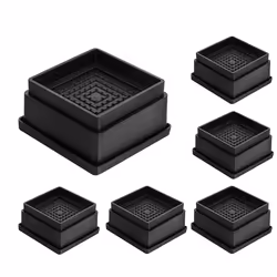 Bed Risers 1 inch, 6pcs Adjustable Bed Furniture Riser