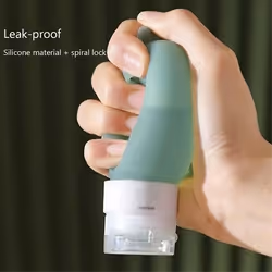 Portable Large Diameter Silicone Travel Bottles