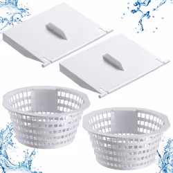 Skimmer Replacement Weir Door Flap and 8928 Pool Skimmer Basket