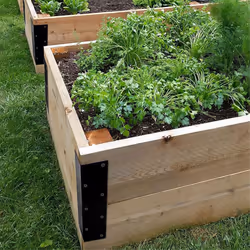 Raised Garden Bed Corner Brackets with Wood Screws