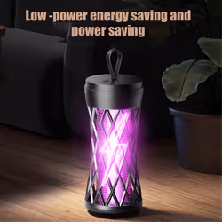 Bug Zapper Outdoor Indoor mosquito zapper,with LED Light black