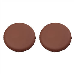 2PCS Bar Stool Cushion for 28-33cm Waterproof Bar Stool Covers Brown