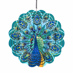 Peacocks Metal Wind Spinners - Gifts for Women Mom Grandma Wife