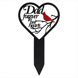 Memorial Grave Markers Heart Memorial Plaque Stake B