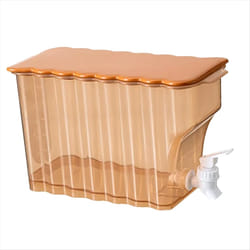 Cold Water Kettle with Faucet Sealed Household Juice Bottle Orange