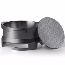 54mm Dosing Funnel and Puck Screen Set, Black