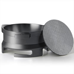 54mm Dosing Funnel and Puck Screen Set, Black