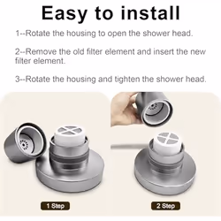 3Pack Shower Filter for shower filter