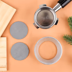 51mm Espresso Dosing Funnel Puck Screen Kit with 2 Filter