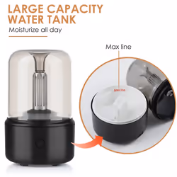 Portable Mini Aroma Diffuser USB Air Humidifier Essential Oil,A
