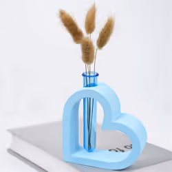 Heart Shape Flower Pot Silicone Mold DIY Love Hydroponics Vase