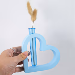 Heart Shape Flower Pot Silicone Mold DIY Love Hydroponics Vase