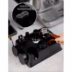 Coffee Tamper Stand Non Slip Espresso Tamping Station