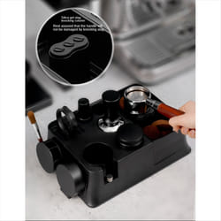 Coffee Tamper Stand Non Slip Espresso Tamping Station