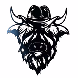 Metal Cow Wall Sign Cow Outdoor Decor Fence Decoration