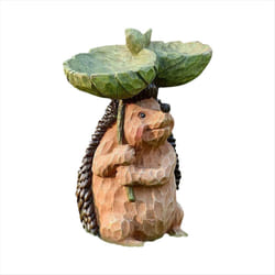 Resin Sculpture Bird Feeders, Carved Resin Bird Bath,C