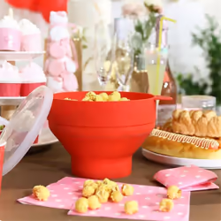 High Quality Microwave Popcorn Bowl Bucket Silicone C