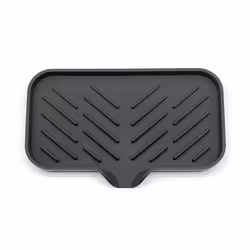 Self Draining Soap Bar Holder Silicone L black