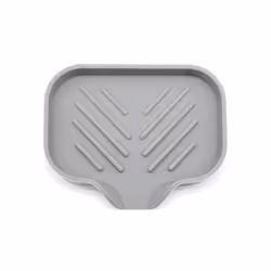 Self Draining Soap Bar Holder Silicone S grey