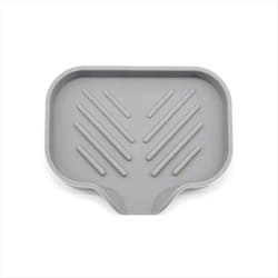 Self Draining Soap Bar Holder Silicone S grey