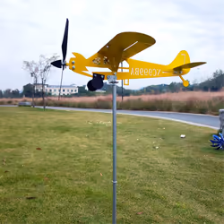 Whirligigs and Wind Spinners Airplane Windmill iron Wind Spinners