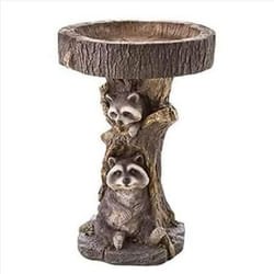 Fashionable and cute resin water basin, resin outdoor bird feeder B