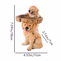 Fashionable and cute resin water basin, resin outdoor bird feeder A