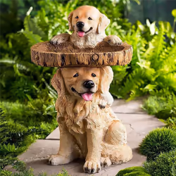 Fashionable and cute resin water basin, resin outdoor bird feeder A