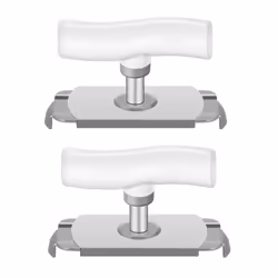 Effortless Jar Can Opener Bottle Openers Stainless Steel White