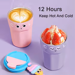 450ML Creatives Coffee Cup Stainless Steel Coffee Mug Tumbler