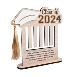 2024 Wooden Graduation Wallet Graduation Season Gift Wallet White