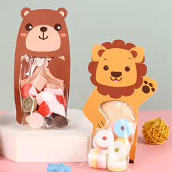 Cartoon Animal Candy Bag Gift Bag Cute Lion Decoration D