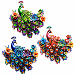 Metal Outdoor Wall Decor, Patio Wall Fence Garden Home Decor Green