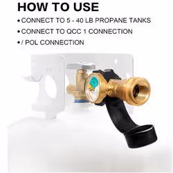 Propane Tank Gauge Level Indicator, Leak Detector, Gas Pressure Meter